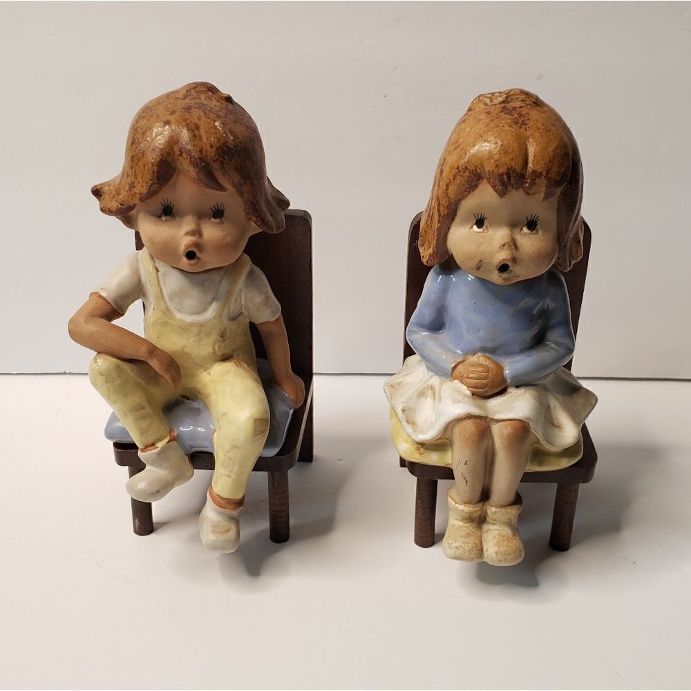 Seymour Mann Boy & Girl w/Chairs